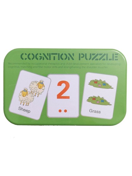 Обучающий пазл в ассортименте - Зеленый