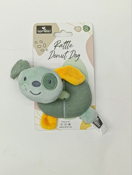 Развивающая мягкая игрушка Lorelli Rattle Donut Пес