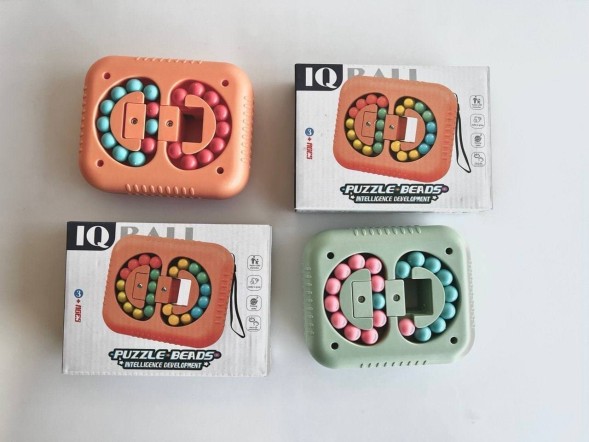 Игрушка-головоломка IQ Ball (Puzzle Ball) двусторонний, бирюзовый