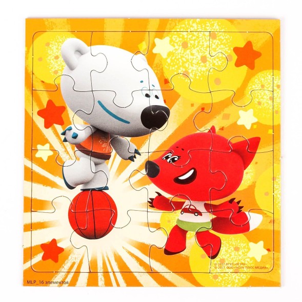 Пазл МиМиМишки 4 в 1 - «Весёлые старты», 86 элементов