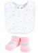 Набор нагрудников и носочков Облачко, 0-9 мес