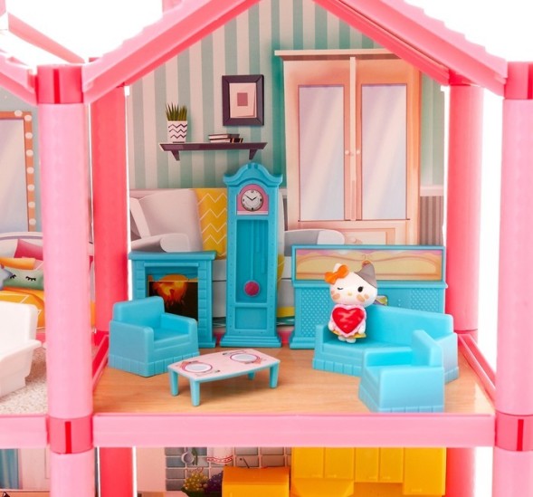 Дом для кукол «Кукольный дом» с мебелью и аксессуарами