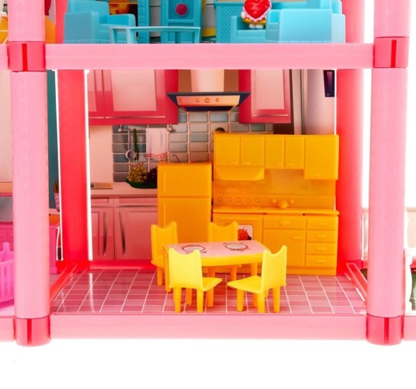 Дом для кукол «Кукольный дом» с мебелью и аксессуарами