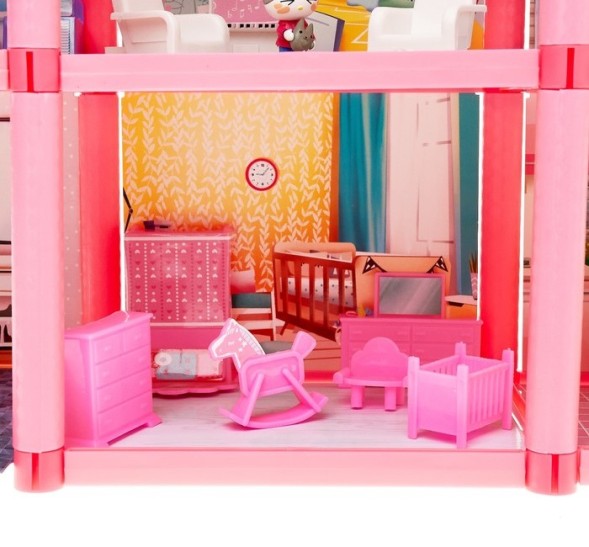 Дом для кукол «Кукольный дом» с мебелью и аксессуарами