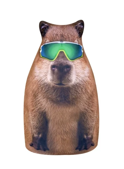 Игрушка-антистресс Капибара в очках, 30 см