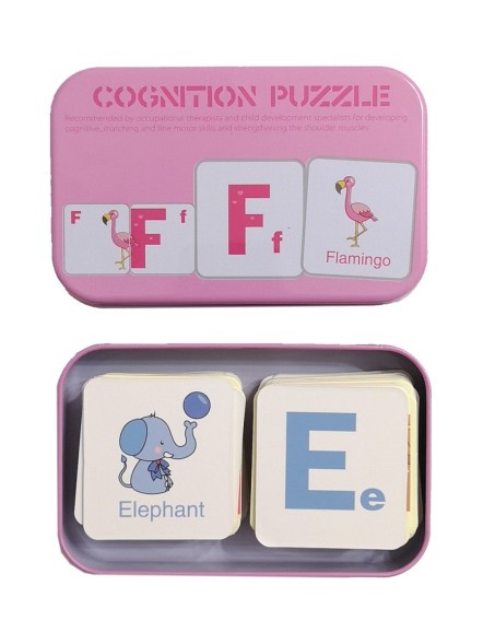 Обучающий пазл в ассортименте - Розовый