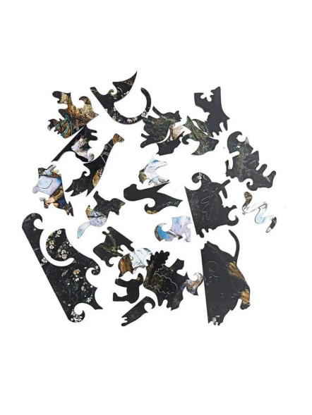 Пазл фигурный, дерево. Виктор Васнецов "Иван-царевич на Сером Волке", 130 деталей