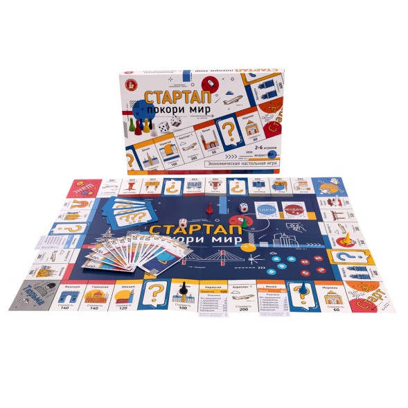 Настольная экономическая игра для большой компании «Стартап. Покори мир». Десятое королевство
