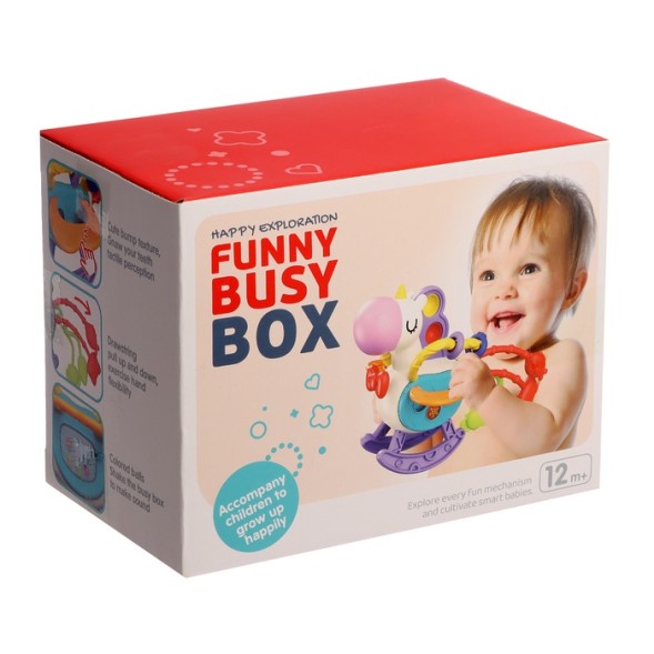 Развивающая игрушка «Единорожка», с тянучками