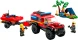 Конструктор LEGO City Пожарная машина 4x4 со спасательной лодкой 60412