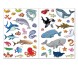 Наклейки многоразовые «Морские животные», формат А4