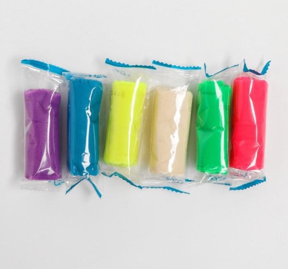 Тесто-пластилин 6 цветов Genio Kids