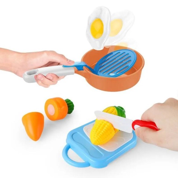 Кухня многофункциональная пластиковая, 65предметов