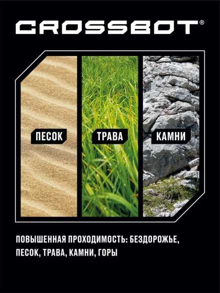 Краулер-Багги р/у Пантера, аккум, 4WD, металл, черн.