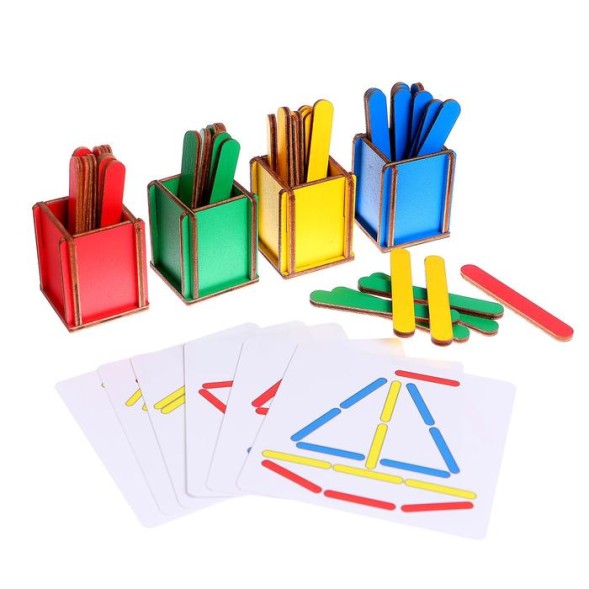 Сортер «Цветные стаканчики», SmileDecor