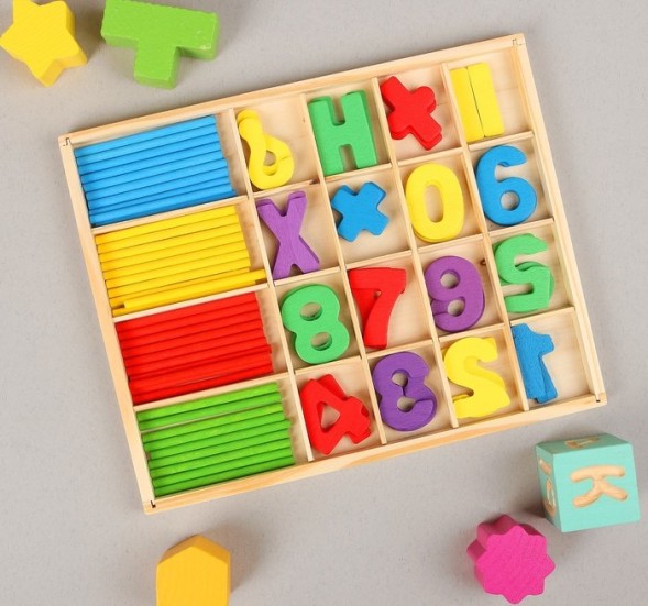 Счетный материал &quot;Палочки, цифры и знаки&quot;, 72 элемента