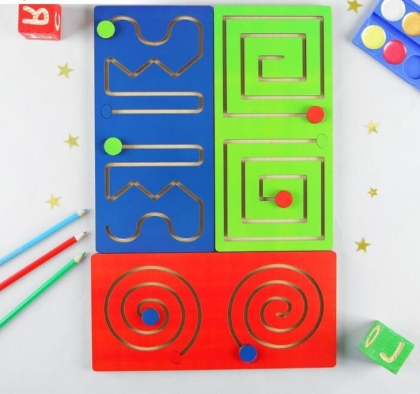 Лабиринт "Полушарные доски" набор 3 шт.