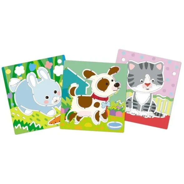 АРТ. Трафареты. Домашние любимцы. 3 пластиковые основы. Айрис-пресс