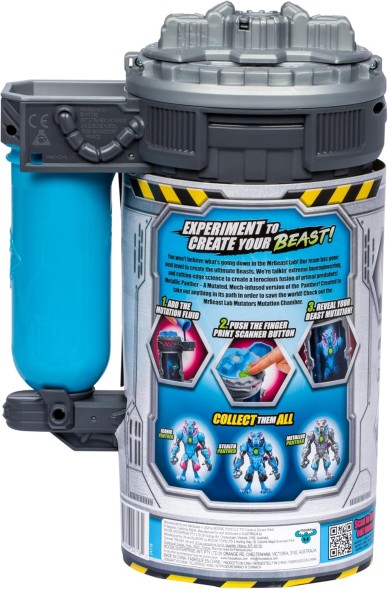 Лаборатория мутантов MrBeast Metallic Panther Action Figure, мутируйте лучших мутантов -зверей