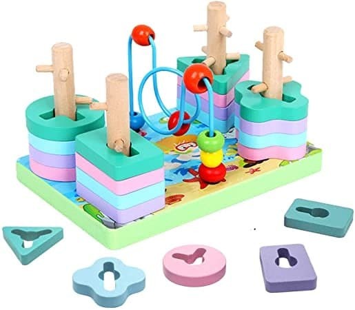 Деревянный сортер Ключики-Лабиринт