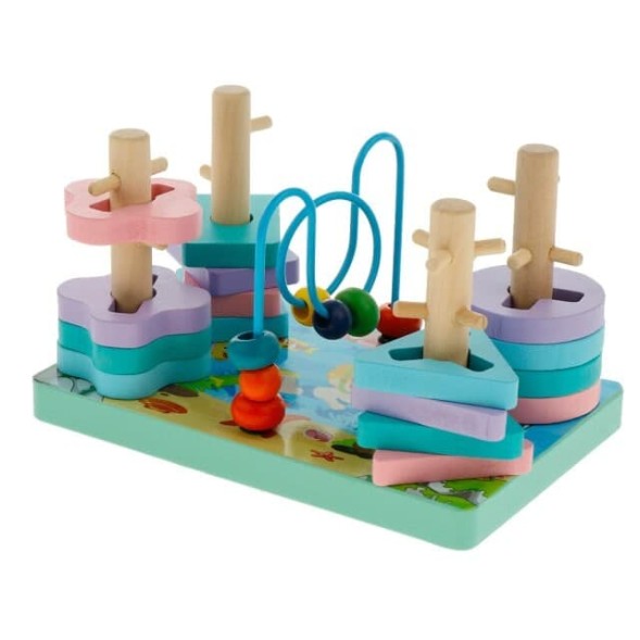 Деревянный сортер Ключики-Лабиринт