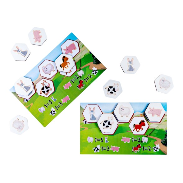 Развивающая деревянная игра для детей «Биржа маленьких фермеров». Десятое королевство