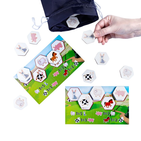 Развивающая деревянная игра для детей «Биржа маленьких фермеров». Десятое королевство