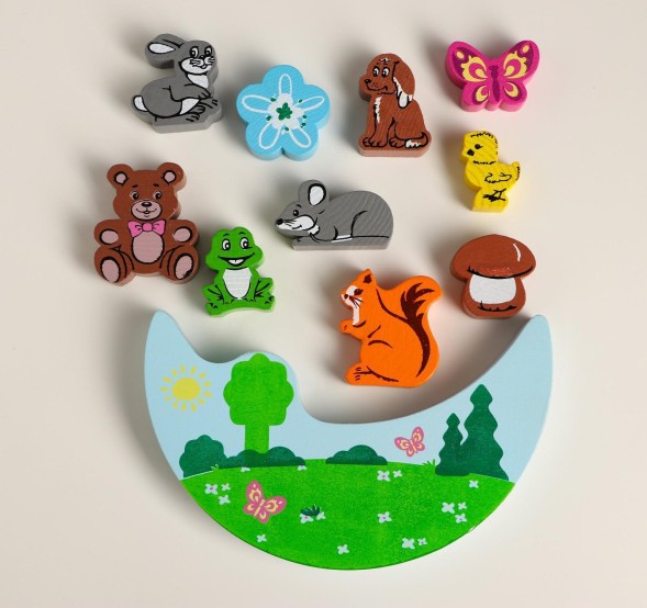 Балансир «Животные», 11 деталей