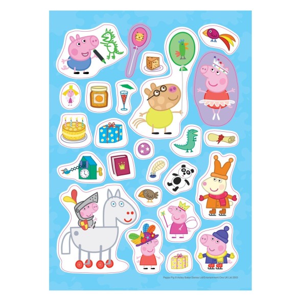 Альбом наклеек Росмэн Свинка Пеппа 100 наклеек