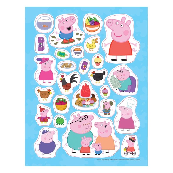 Альбом наклеек Росмэн Свинка Пеппа 100 наклеек