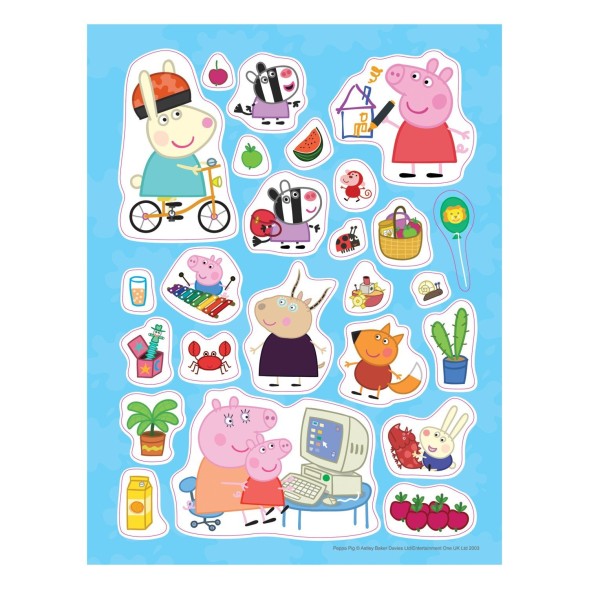 Альбом наклеек Росмэн Свинка Пеппа 100 наклеек