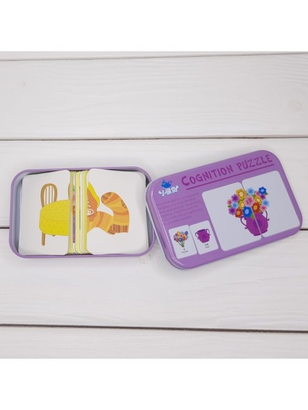 Обучающий пазл в ассортименте - Фиолетовый