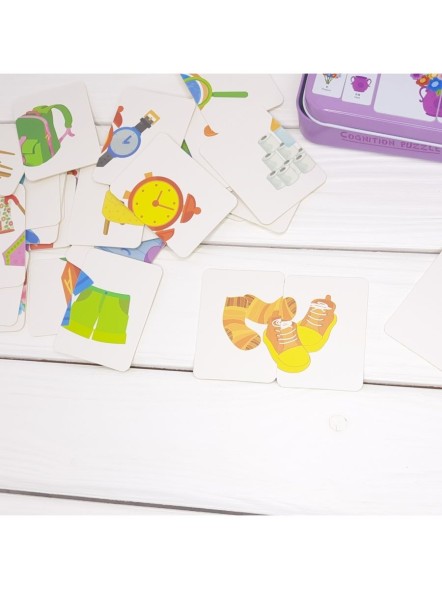 Обучающий пазл в ассортименте - Фиолетовый