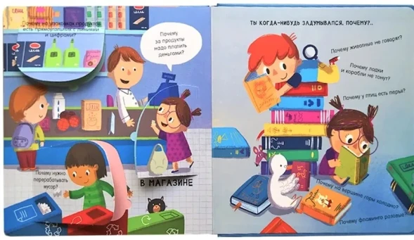 ПОЧЕМУ? Мой мир. Вопросы и ответы для маленьких почемучек в окошках. Робинс