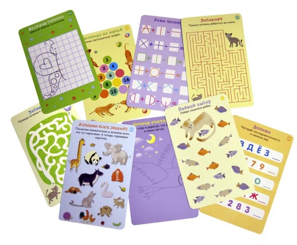 Асборн-карточки. 100 игр на сообразительность. Робинс