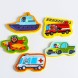 Макси - пазлы для ванны (головоломка), парные «Транспорт», 5 пазлов, 10 деталей