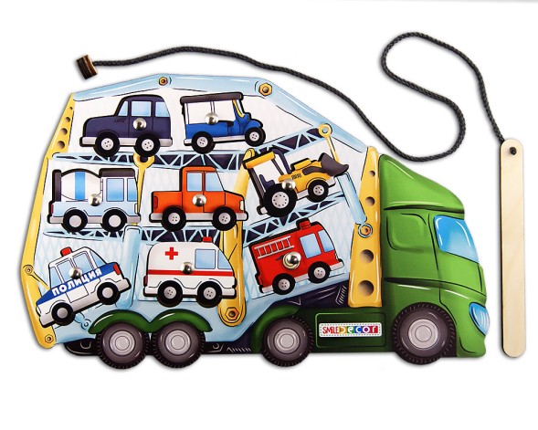 Рамки-вкладыши "Автовоз", магнитная рыбалка