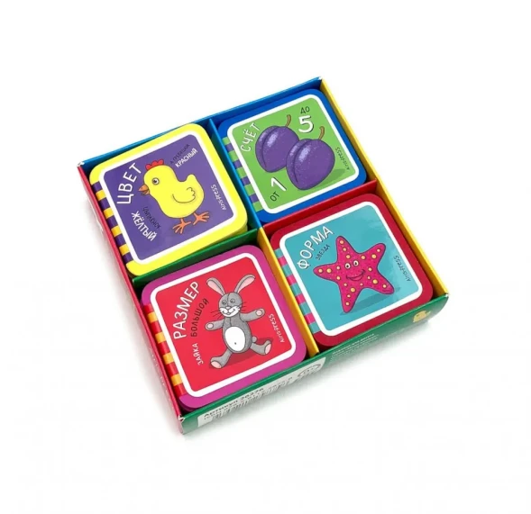 Мини-книжки ЭВА. Сравнение предметов. Комплект 4 книги. Айрис-пресс