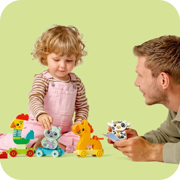 Конструктор LEGO DUPLO Поезд с животными 10412