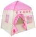 Детская игровая палатка "Домик с окошками", розовая