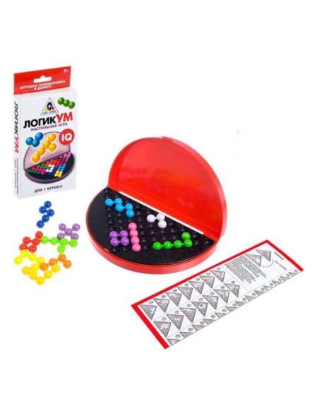 Настольная игра-головоломка на логику «ЛогикУМ», 105 заданий