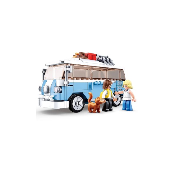 Конструктор SLUBAN Транспорт. Фургон 227 деталей