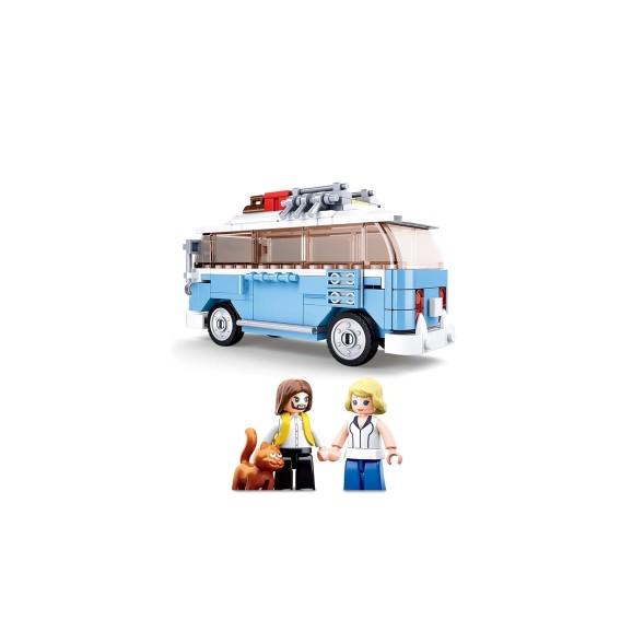 Конструктор SLUBAN Транспорт. Фургон 227 деталей