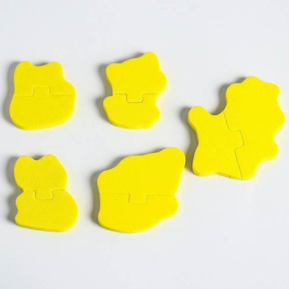 Макси - пазлы для ванны (головоломка), «Домашние животные» 5 пазлов, 10 деталей