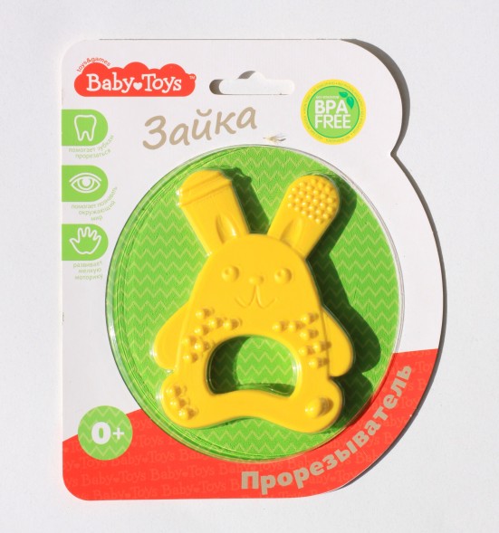 Прорезыватель для малышей Зайка