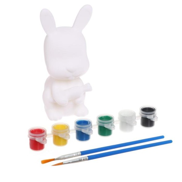 Набор для творчества «Раскрась игрушку. Зайчик»