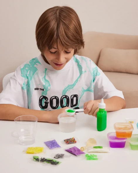 Набор Attivio Slime Лаборатория Monster Mix Slime Зеленый