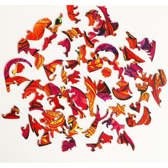 Пазлы фигурные «Таинственная кошка»