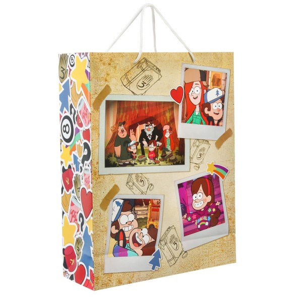 Пакет подарочный, 31х40х11 см, упаковка, Гравити Фолз