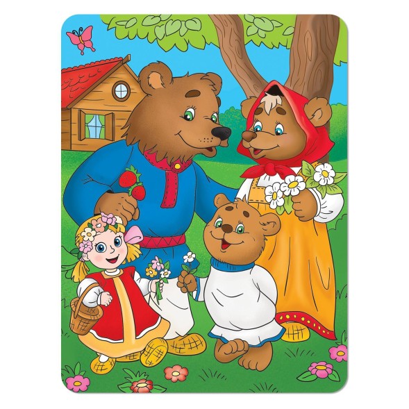 Пазл «Сказки №1», Маша и 3 медведя, 24 элемента